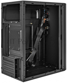 Корпус Minitower ExeGate BAA-308-UNS350 (mATX, БП UNS350 с вент. 12см, 2*USB, HD Audio, черный)