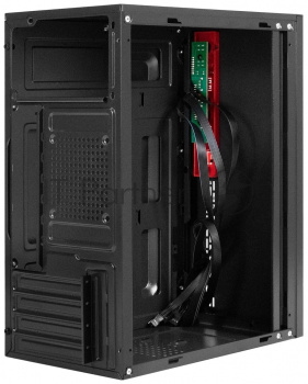 Корпус Minitower ExeGate BAA-403-AA500 (mATX, БП AA500 с вент. 8см, 2*USB, HD Audio, черный)