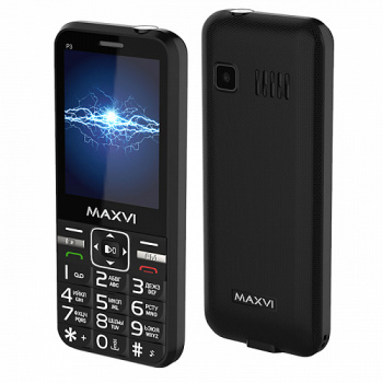 Мобильный телефон Maxvi P3 black