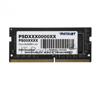 Оперативная память Patriot Signature, DDR4, 8GB (1x8 GB), 3200 MHz, CL22, DIMM