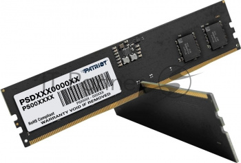 Оперативная память Patriot Signature, DDR5, 16GB (2x8 GB), 4800 MHz, CL40, DIMM
