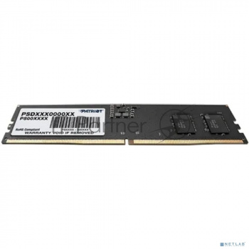 Оперативная память Patriot Signature, DDR5, 32GB (1x32 GB), 5200 MHz, CL42, DIMM