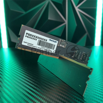 Оперативная память Patriot Signature, DDR5, 8GB (1x8 GB), 5600 MHz, CL46, DIMM