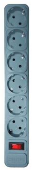 Фильтр-удлинитель Centek CT-8901-6-3,0 Gray