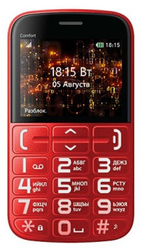 Мобильный телефон BQ BQM-2441 Comfort Красный