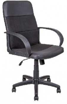 Компьютерное кресло АЛВЕСТ Кресло AV 209 PL (727) MK ткань 418 черная /кз311 черный