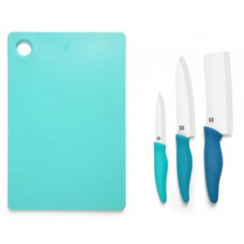 Нож Xiaomi Huohou Fire Ceramic Knife Cutting board набор 4пр.