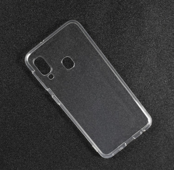 Чехол д/смартфона SMTT Simeitu Soft touch для Samsung (A20 2019) Прозрачный