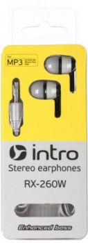 Наушники проводные Intro RX-260 Белый