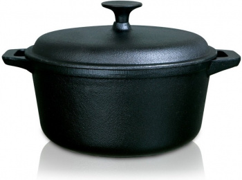 Кастрюля LARA LR02-702 чугун. 3.5л