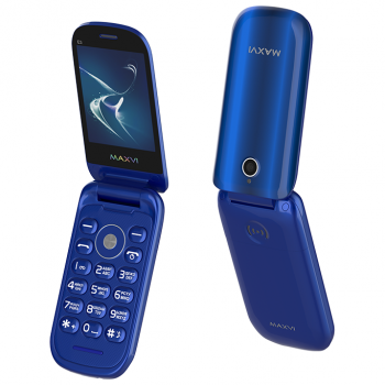 Мобильный телефон Maxvi E3 radiance Синий