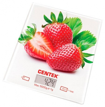 Весы кухонные Centek CT-2462 вишня ПОДАРОК