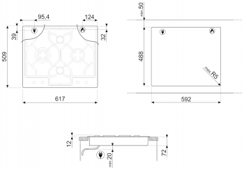 Поверхность SMEG PGF64-4